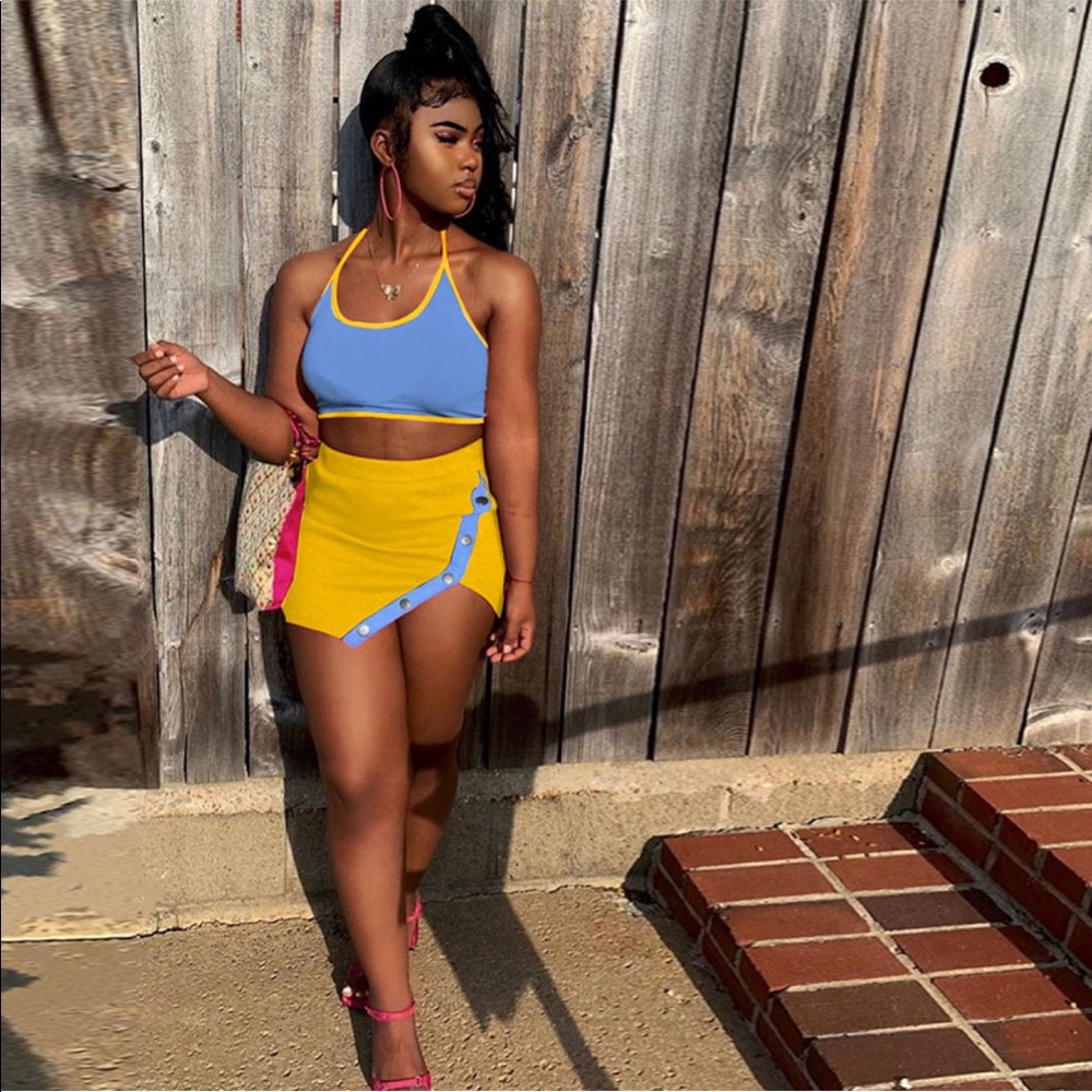 Women Sexy block color “HotGal” set